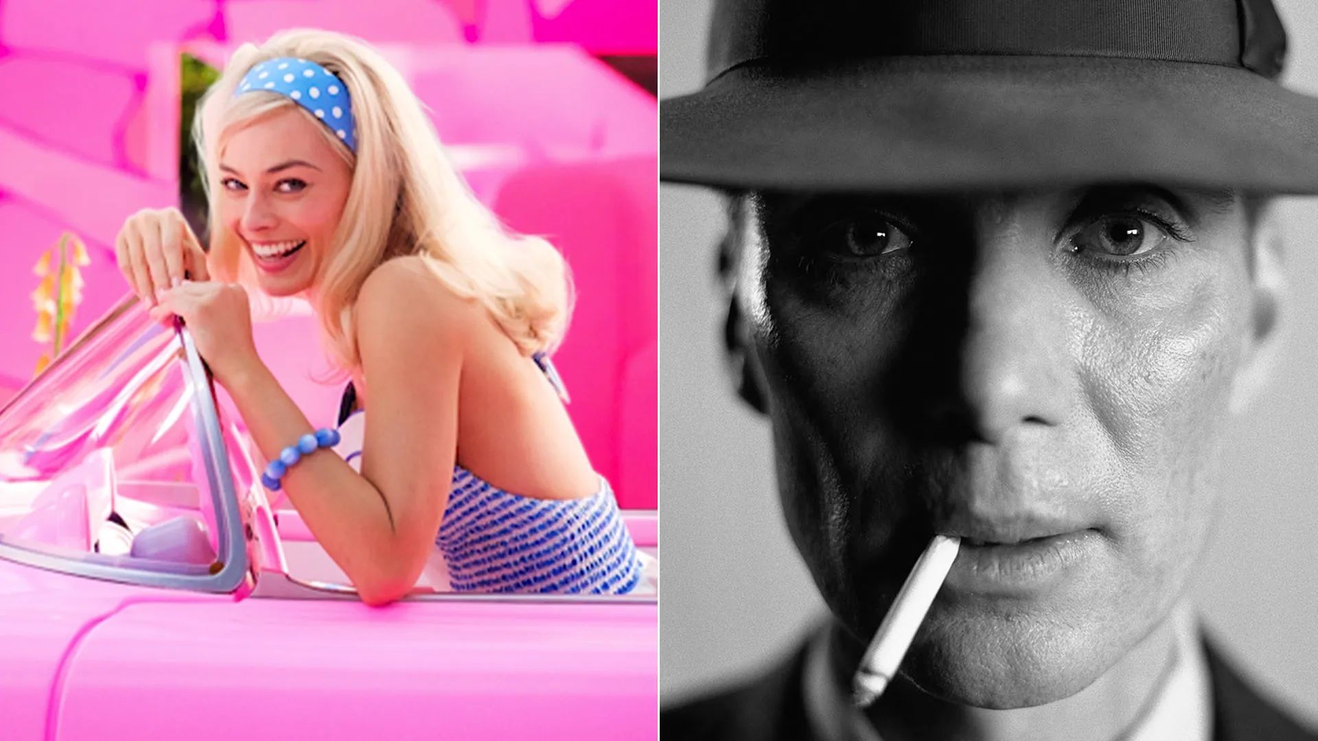 The Barbie and Oppenheimer posters