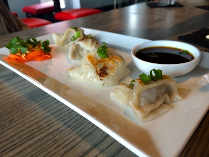 CO pork and ginger gyoza