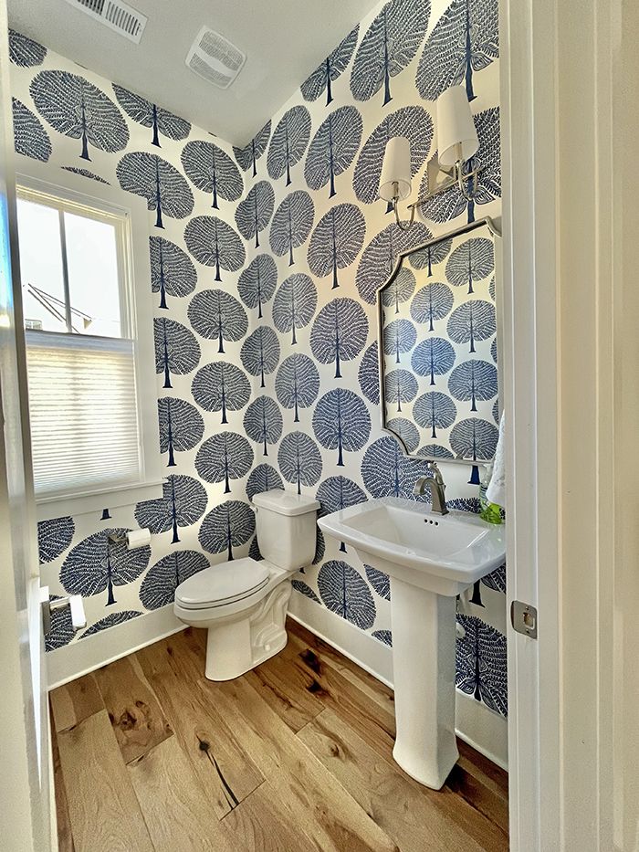 the nolen myers park powder room