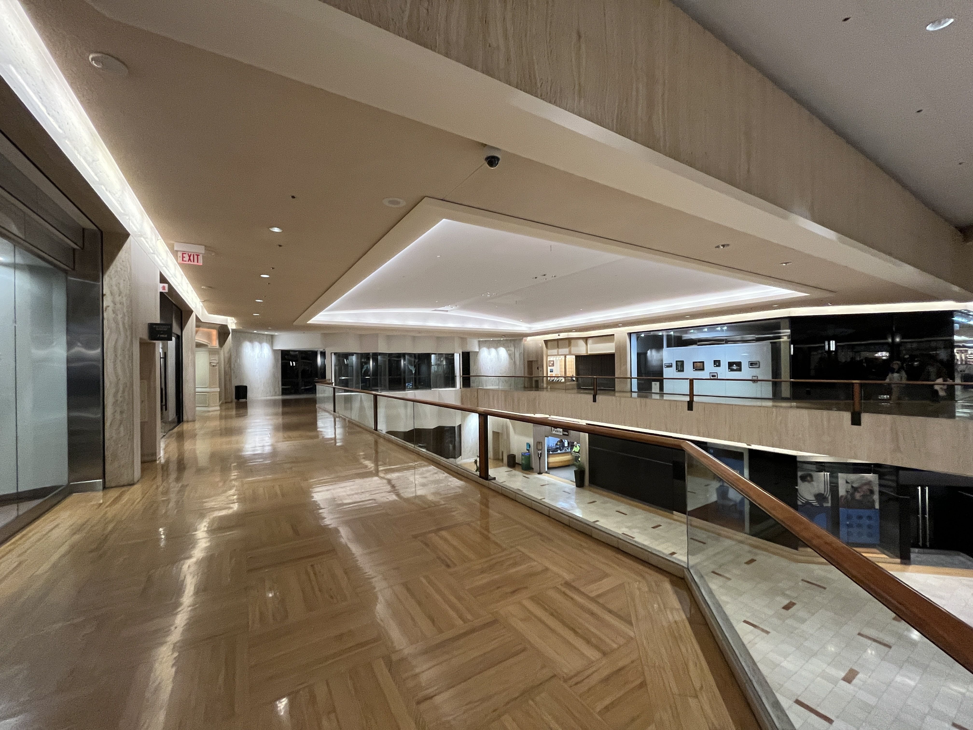 Photo of an empty mall 