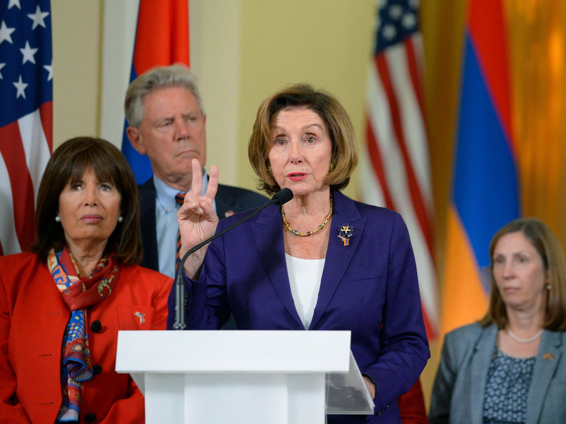 Pelosi condemns Azerbaijan's attacks on Armenia