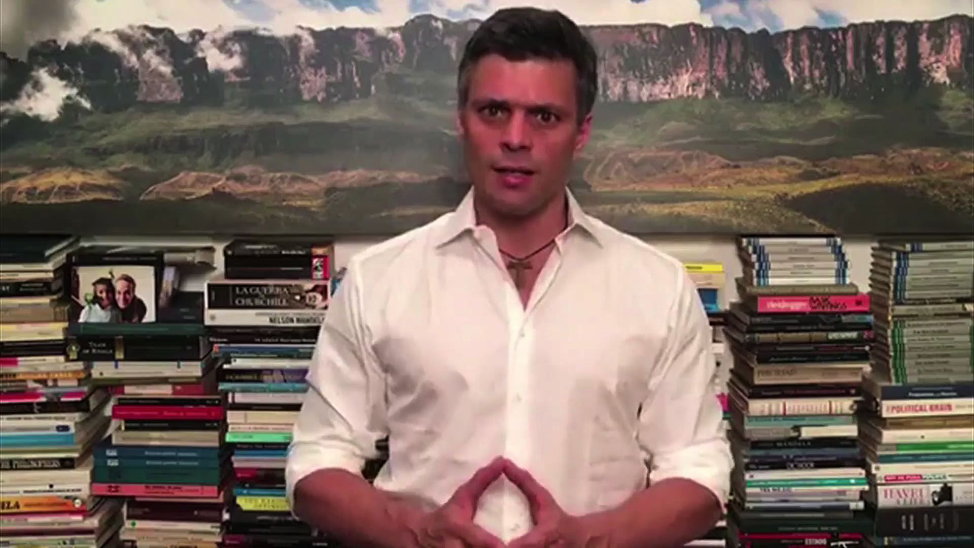 Opposition leader Leopoldo López.