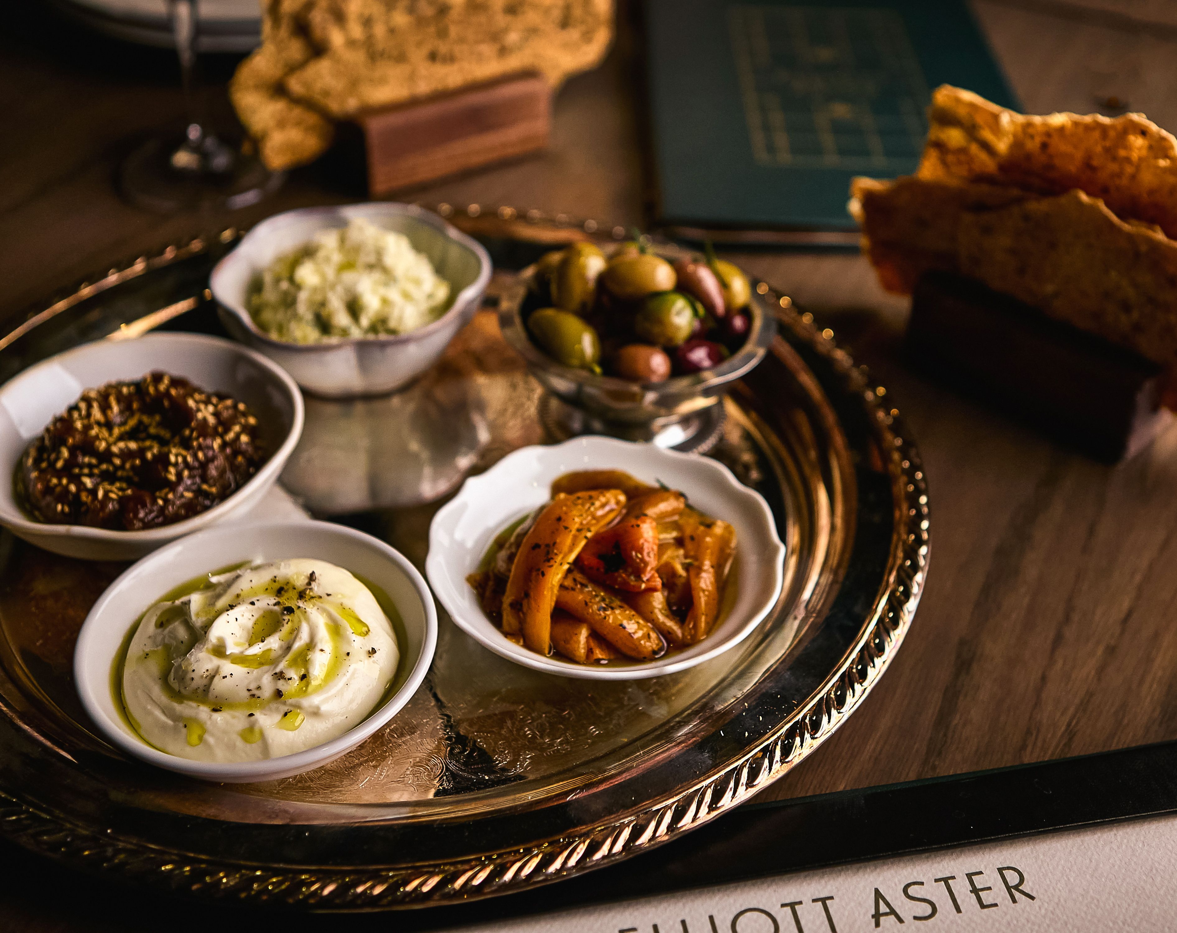 Elliott Aster's food.