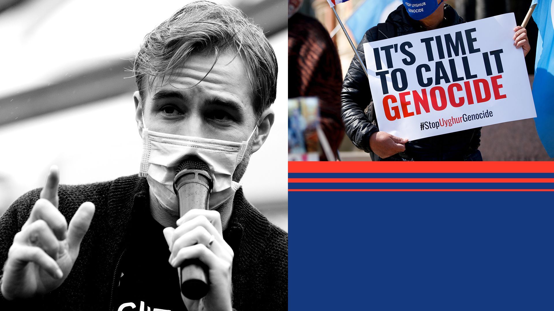 Photo illustration of Luke de Pulford. 