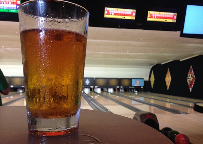 beer-bowling