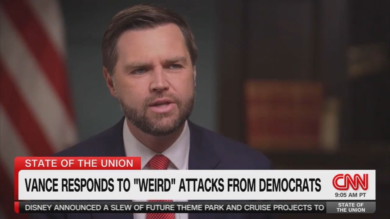 JD Vance speaks on CNN's "State of the Union."