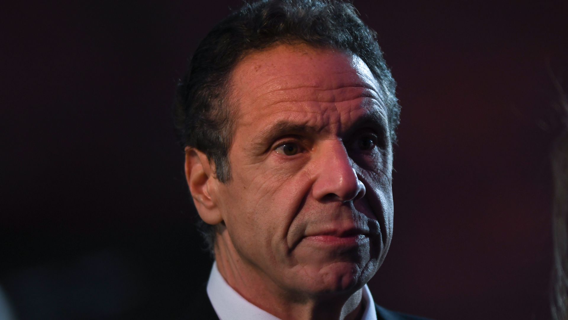 Andrew Cuomo is pictured here in a suit