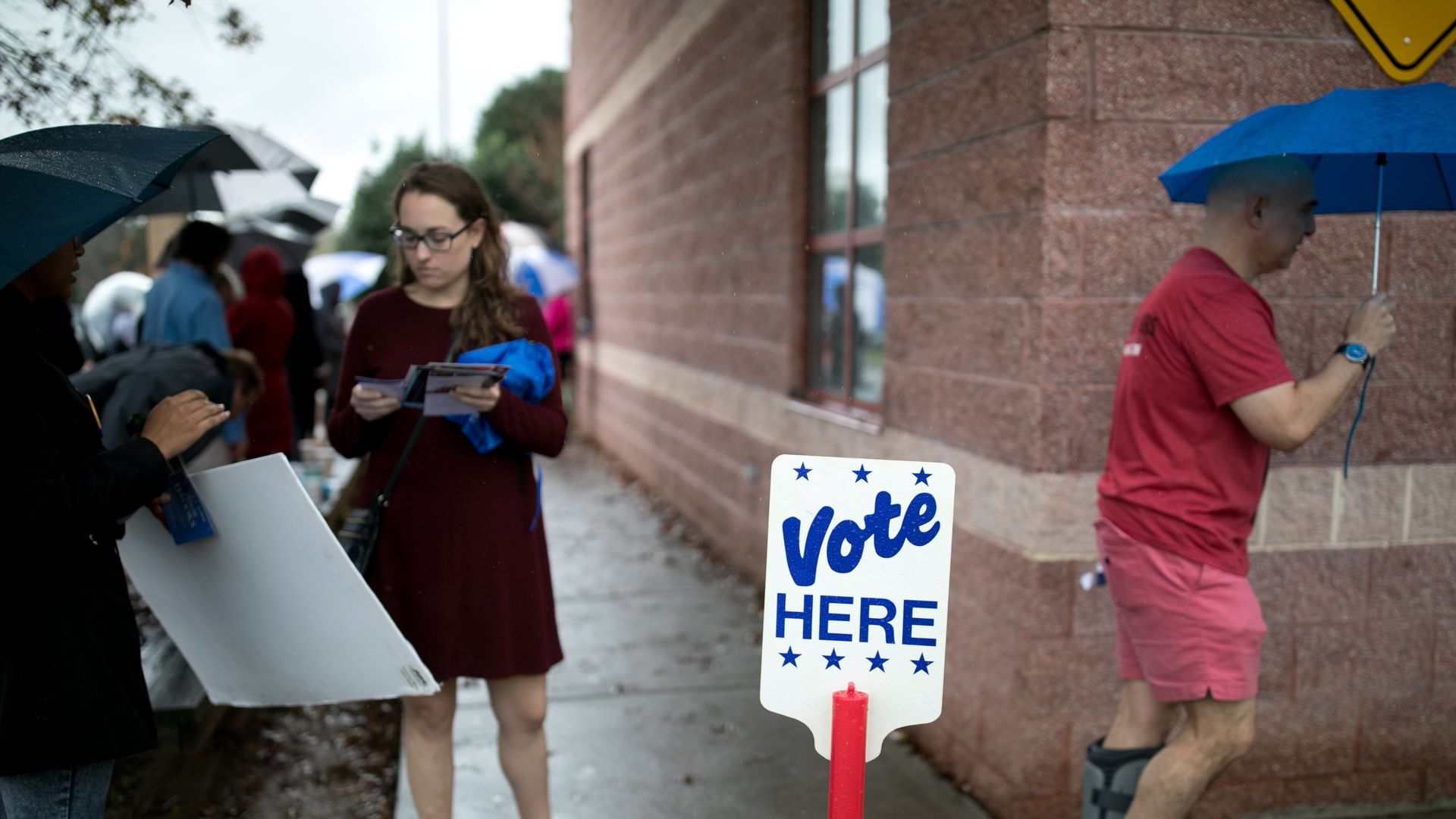Voting place in North Carolina