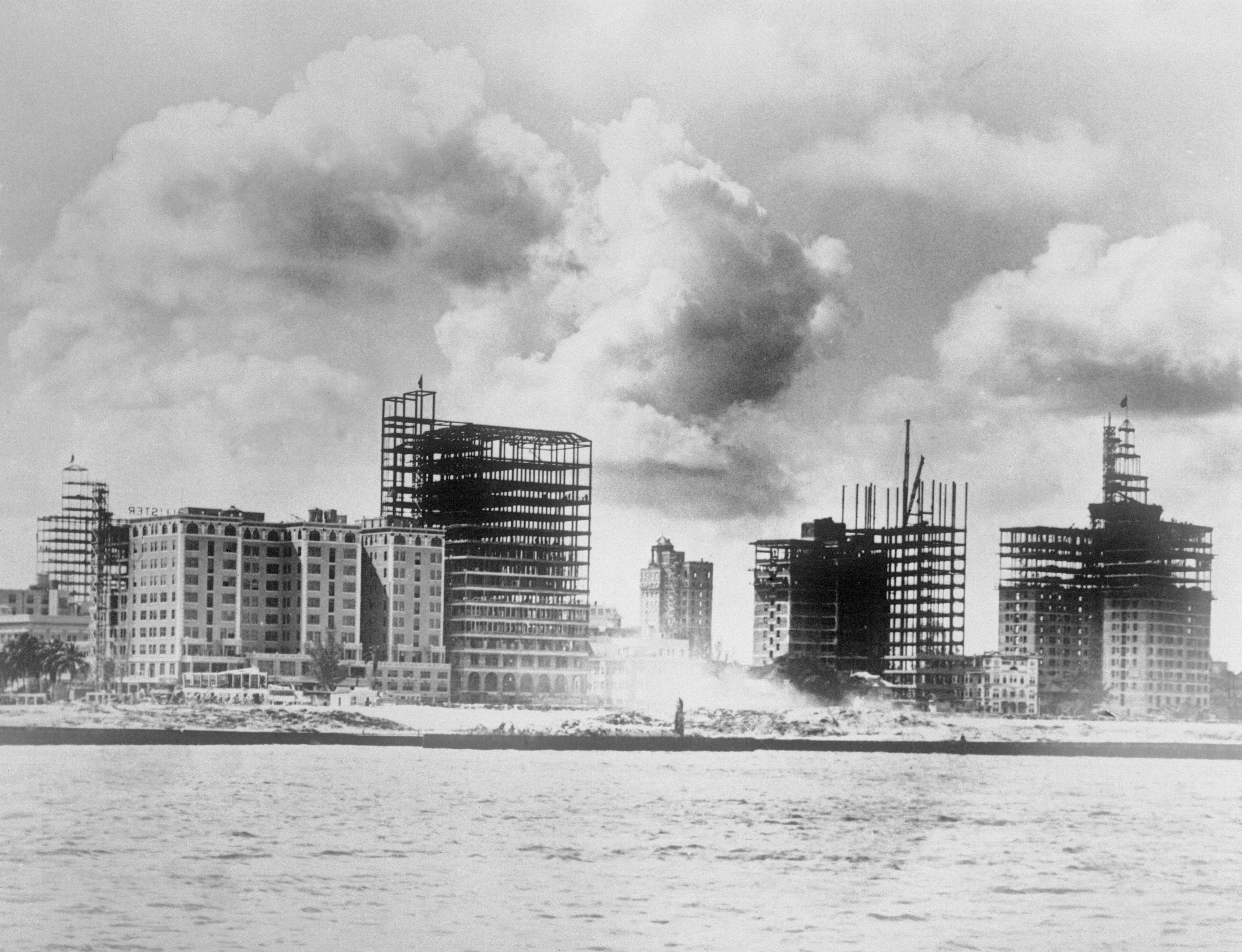 Miami's skyline in 1925