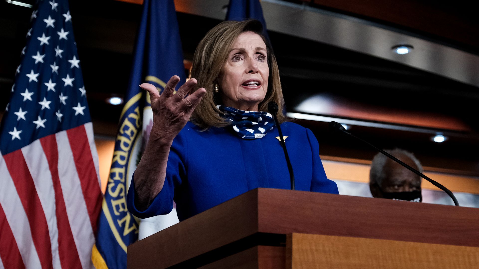 Speaker of the House Rep. Nancy Pelosi (D-CA) speaks during a news conference on July 24