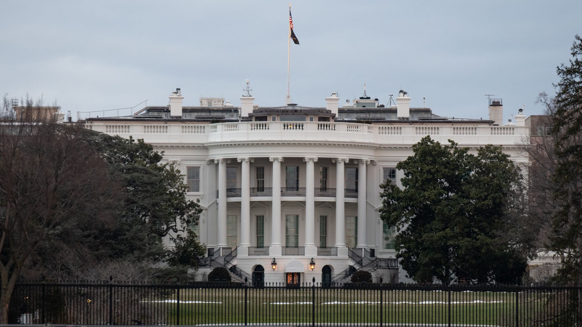 The White House exterior.
