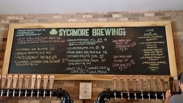 Sycamore-April-14-tap-list