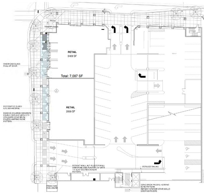 230-s-tryon-garage-site-plan