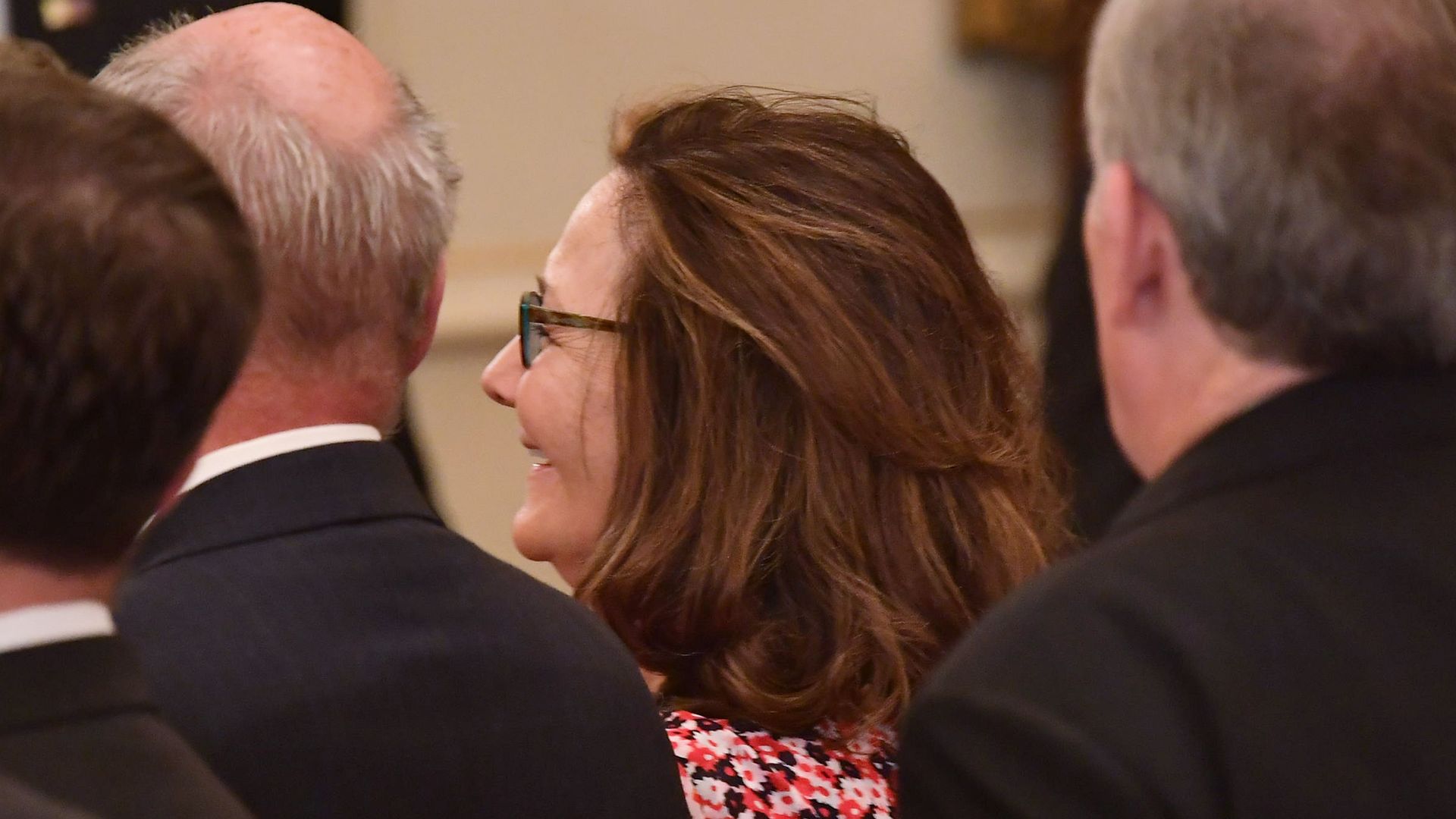 A profile shot of Haspel