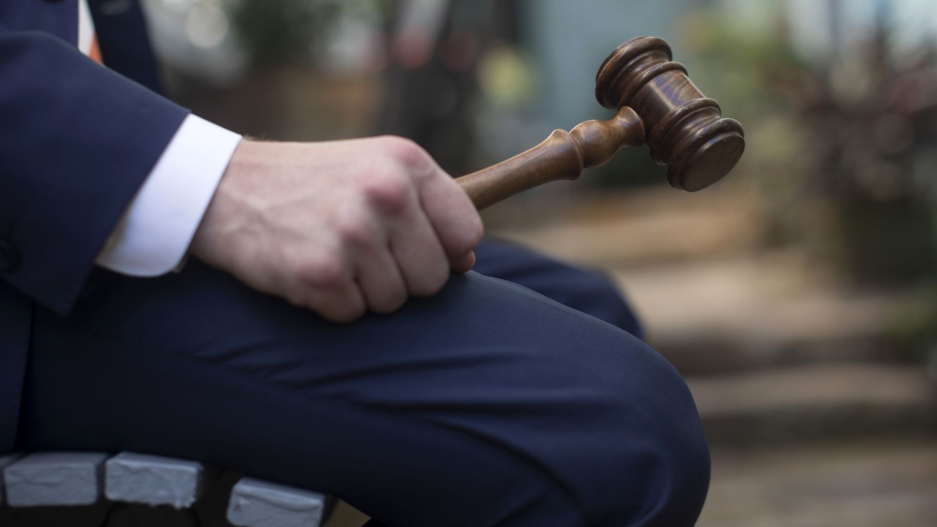 A gavel