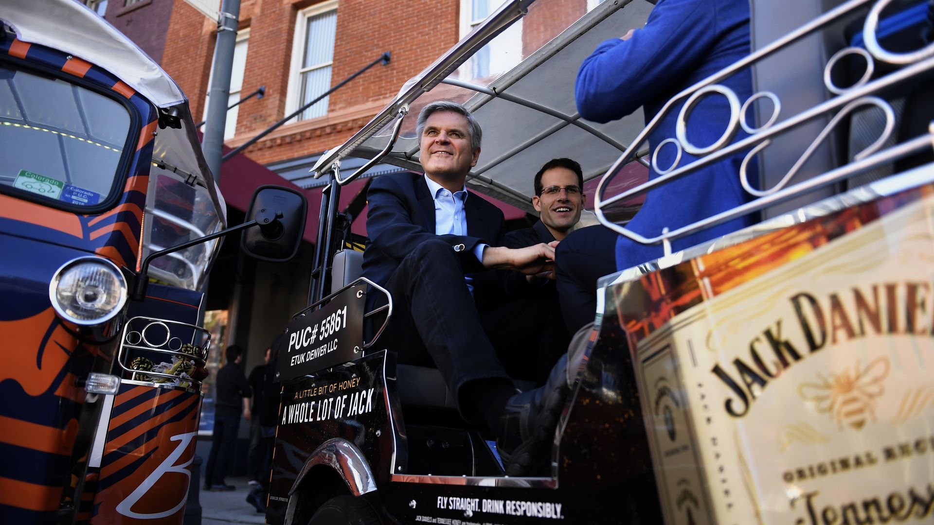 Steve Case in downtown Denver as part of his Rise of the Rest tour to highlight startups outside of Silicon Valley.