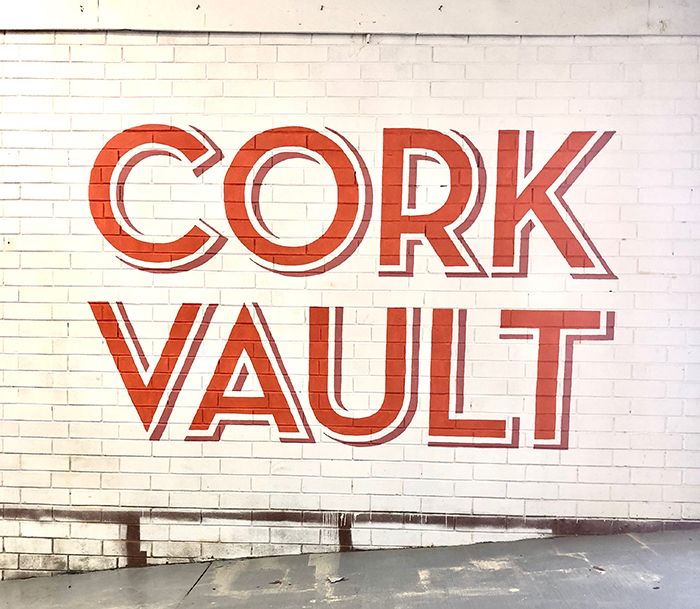 Cork Vault signage