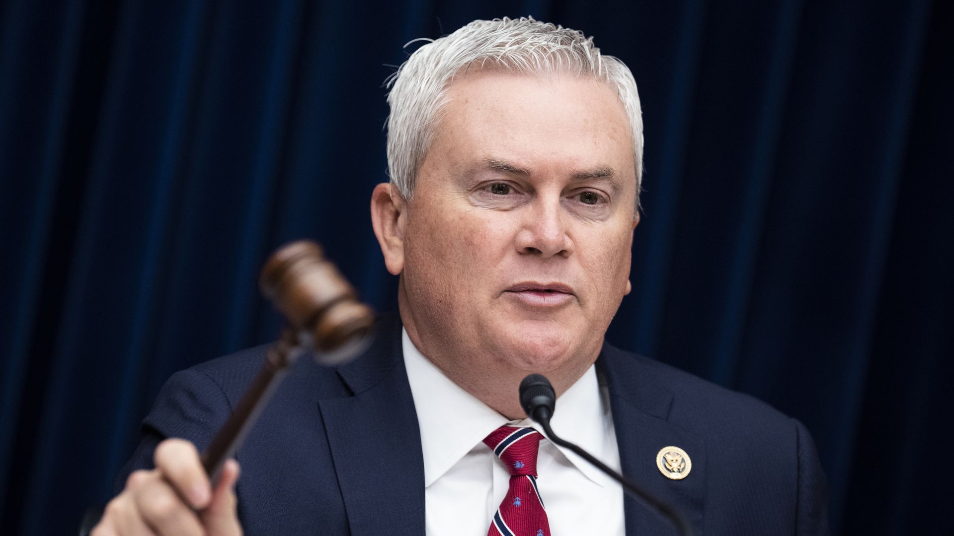 Chairman James Comer, R-Ky., conducts the House Oversight and Accountability Committee hearing