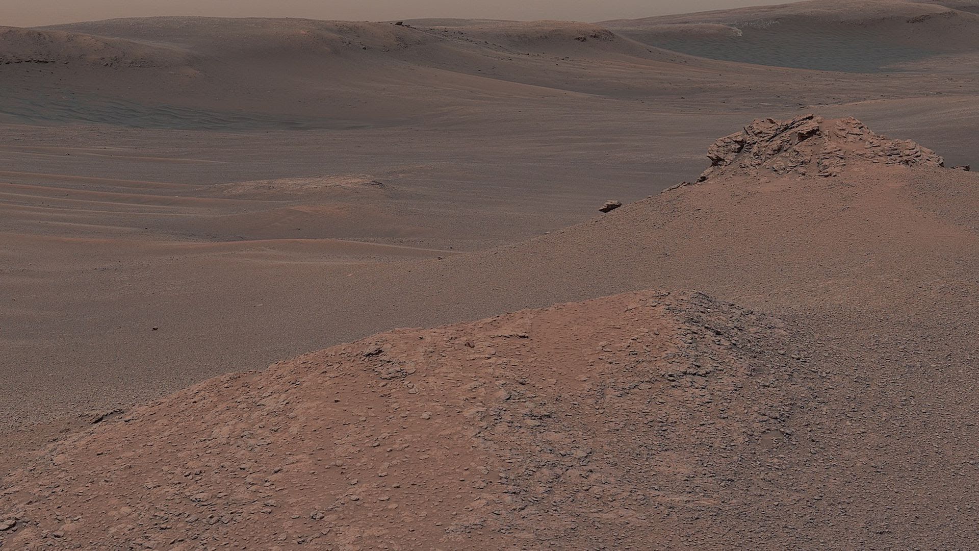 Mars as seen by the Curiosity rover