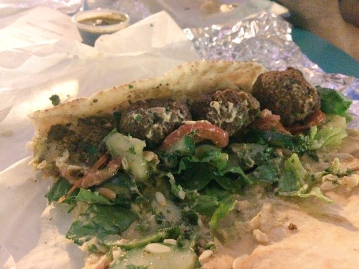 falafel wrap Ajbani