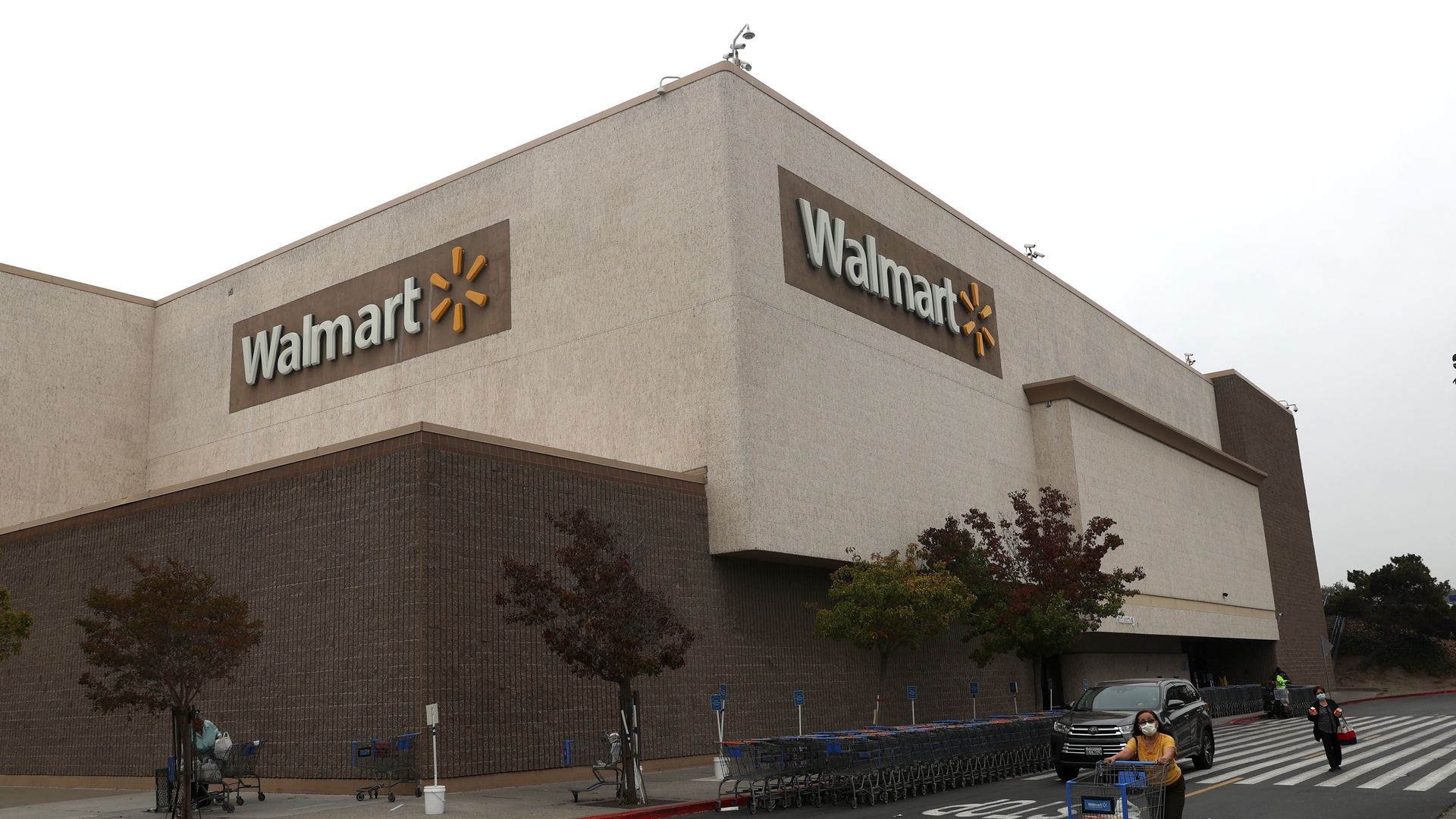 A Walmart store in California. 