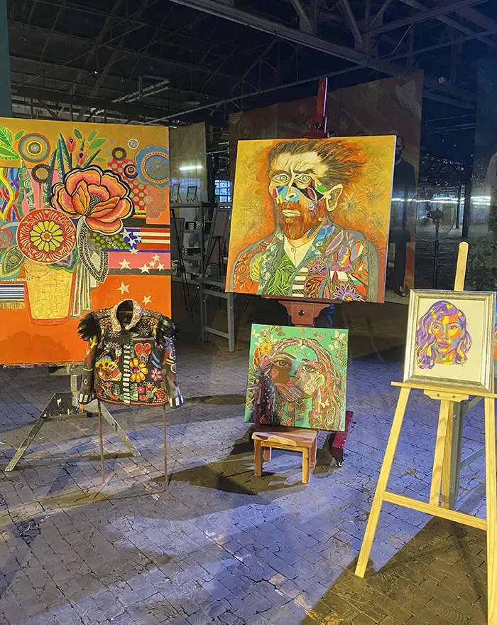 van gogh exhibit camp north end charlotte