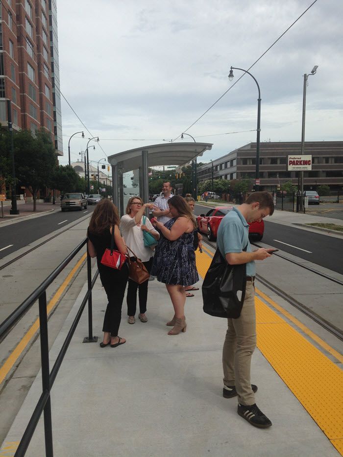 Charlotte Streetcar Stop