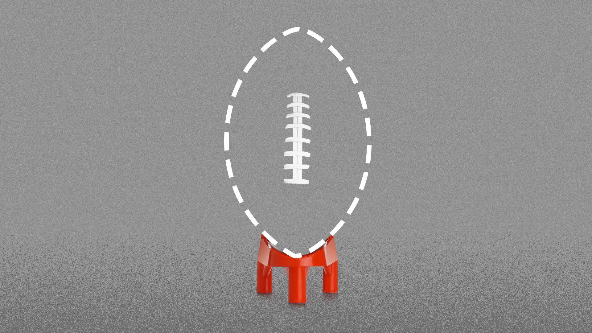an illustration of a football