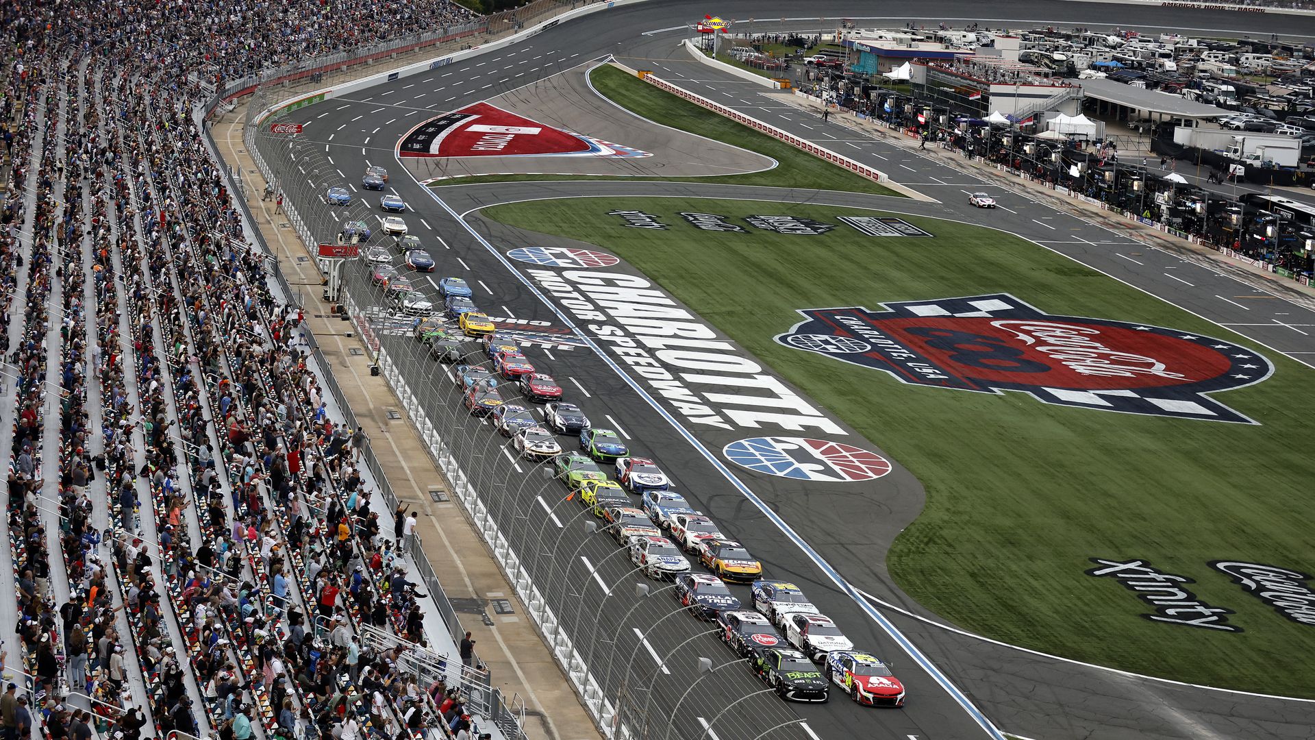 The Coca-Cola 600 returns to Charlotte Motor Speedway in Concord on May 24, 2026. Photo: Logan Riely/Getty Images