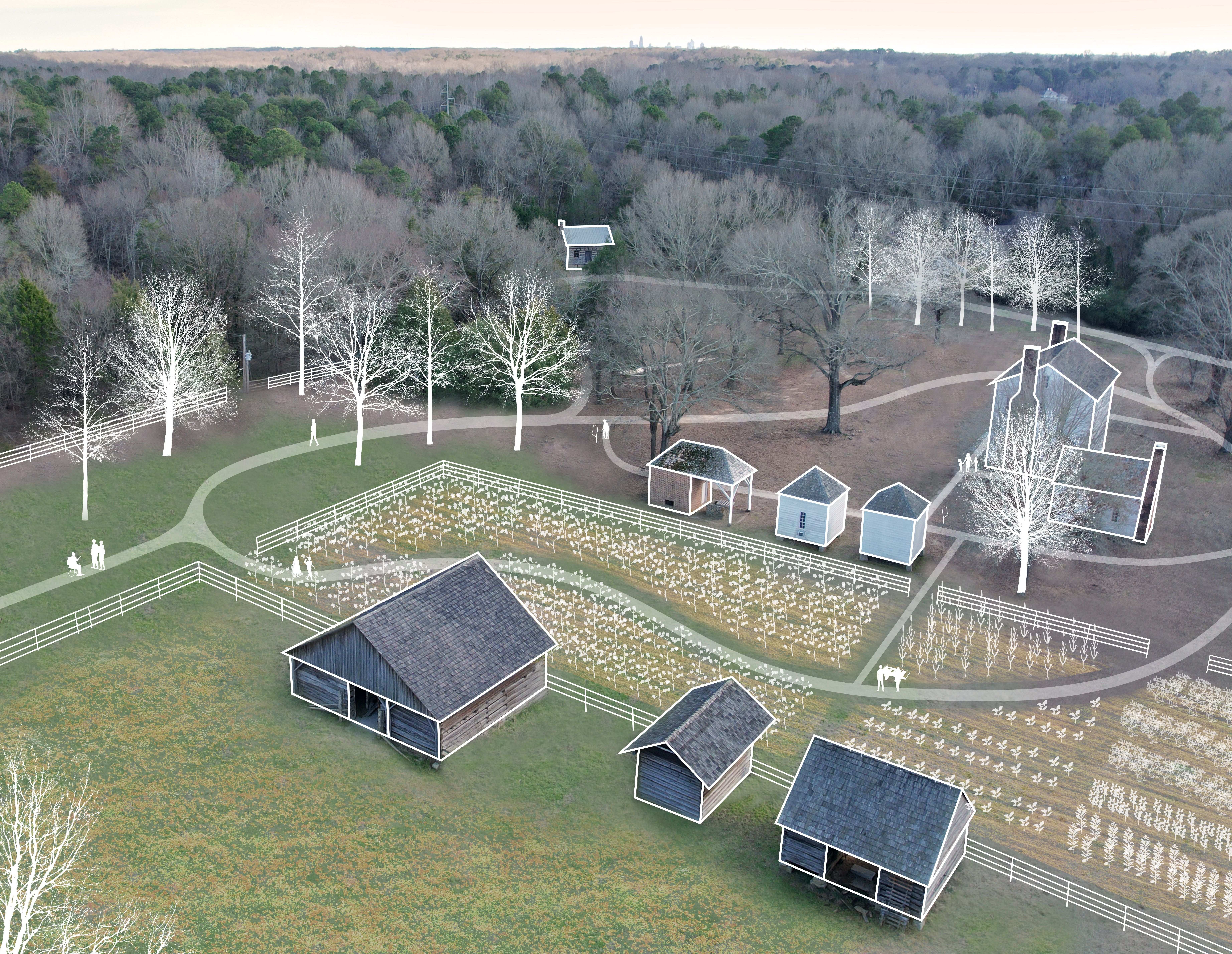 Latta Place rendering.