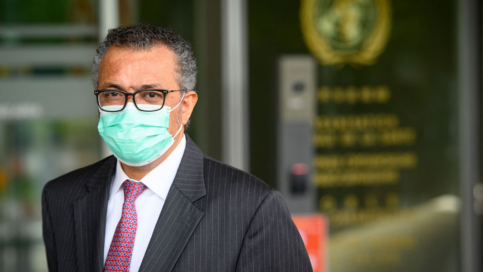 Director General of the World Health Organization (WHO) Tedros Adhanom Ghebreyesus waits for a meeting.