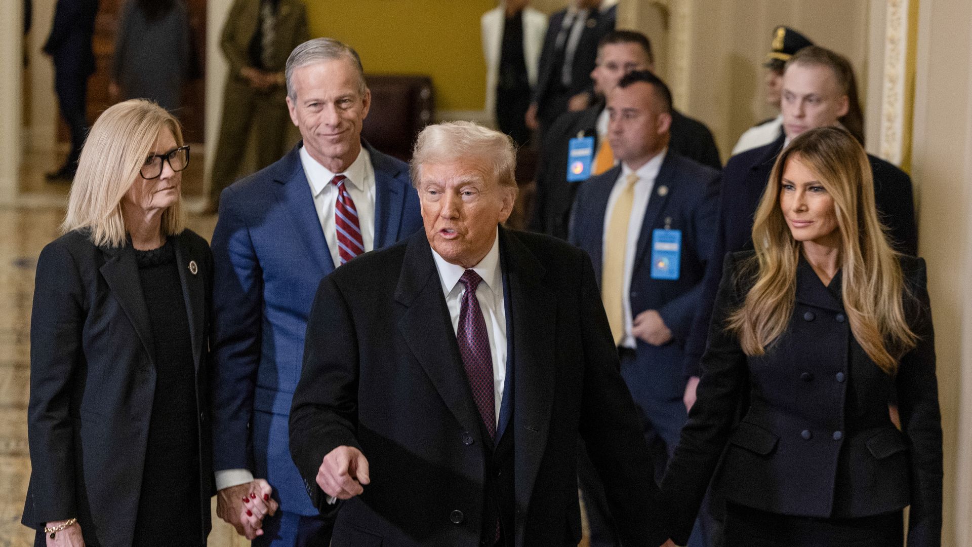 This is John Thune and Donald Trump