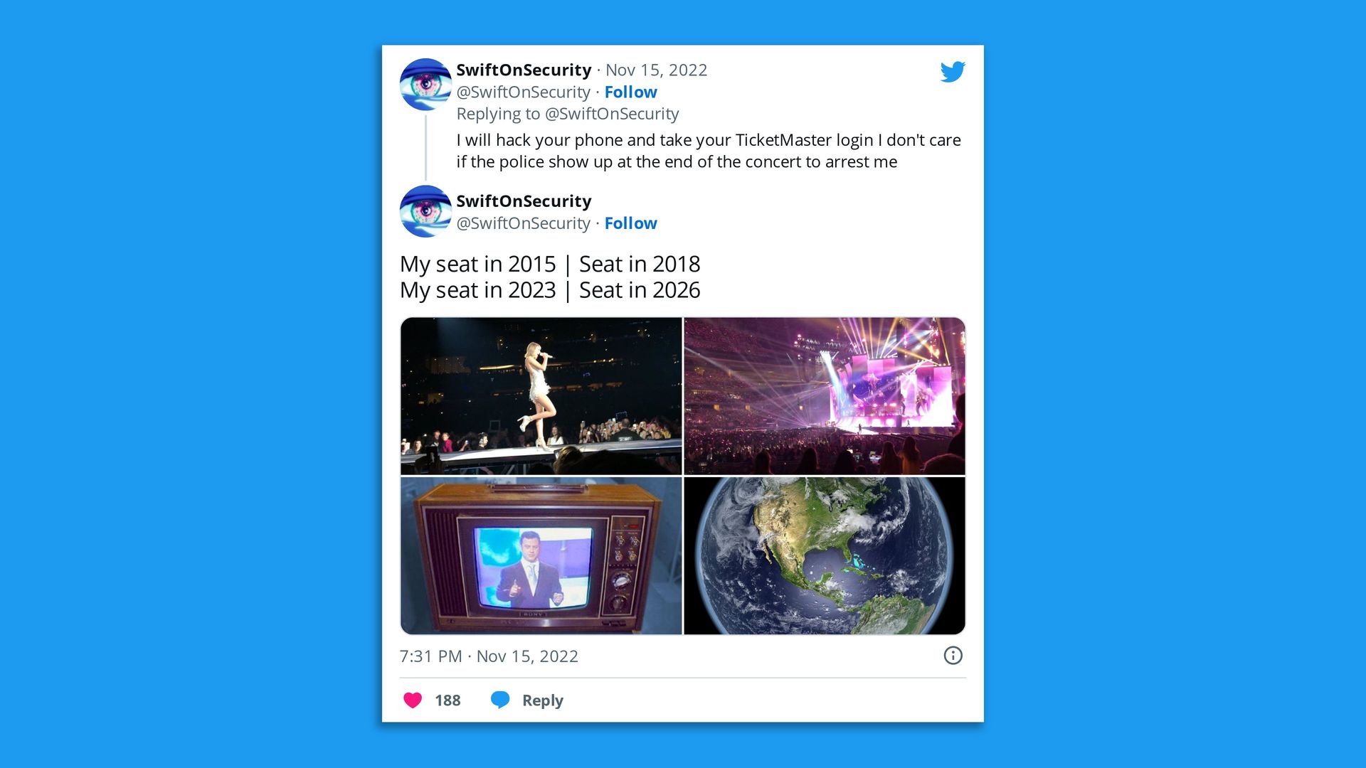 Screenshot of a tweet