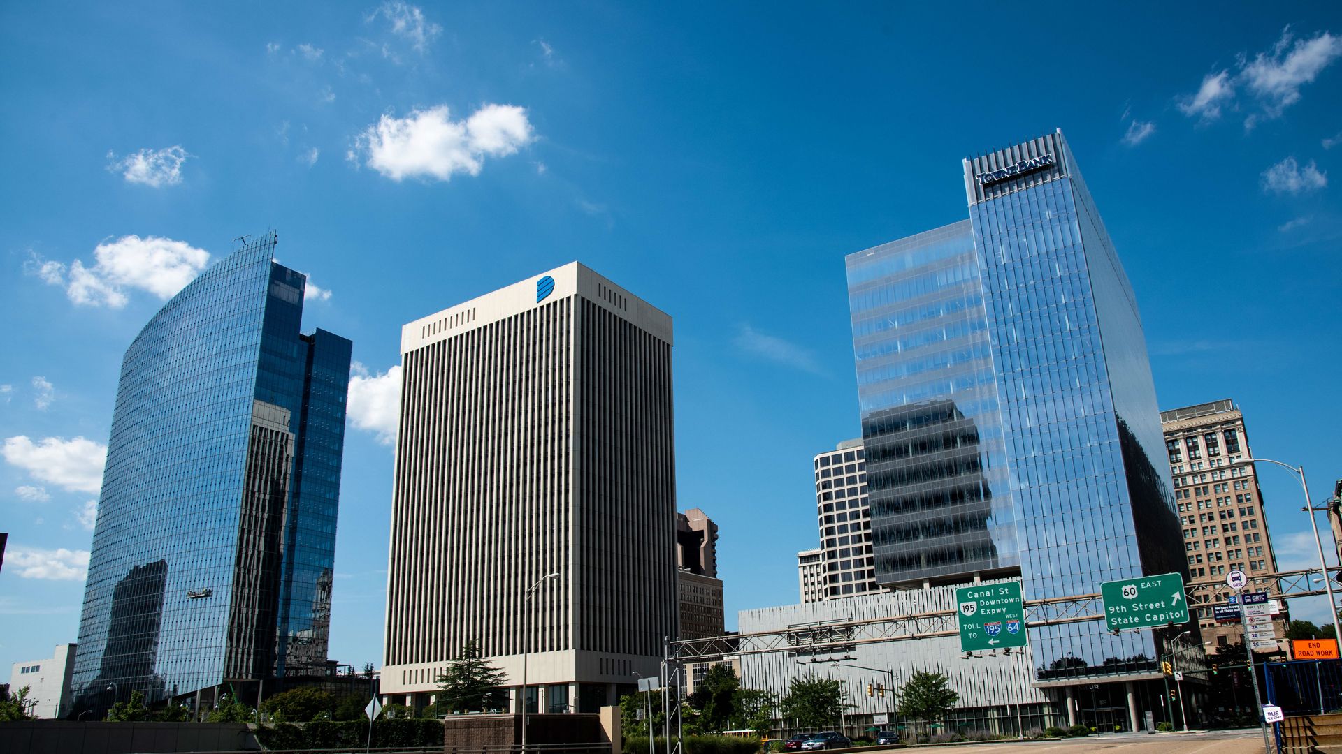Skyline, Richmond Virginia. (Photo by: Robert Knopes/Education Images/Universal Images Group via Getty Images)