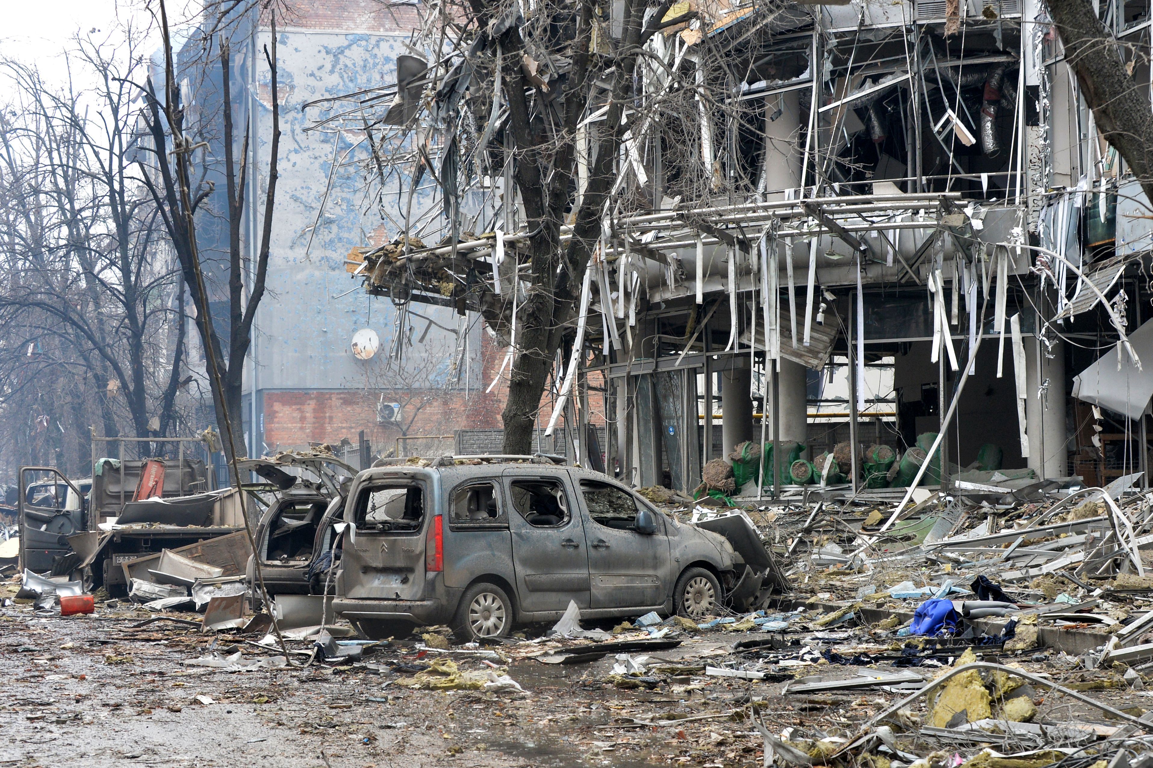 Devastation in Kharkiv