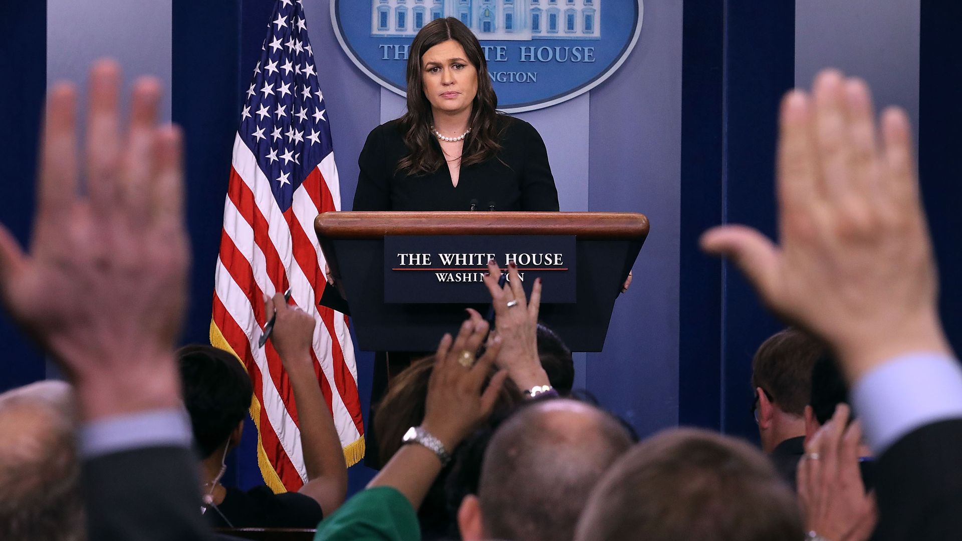 Sarah Sanders.
