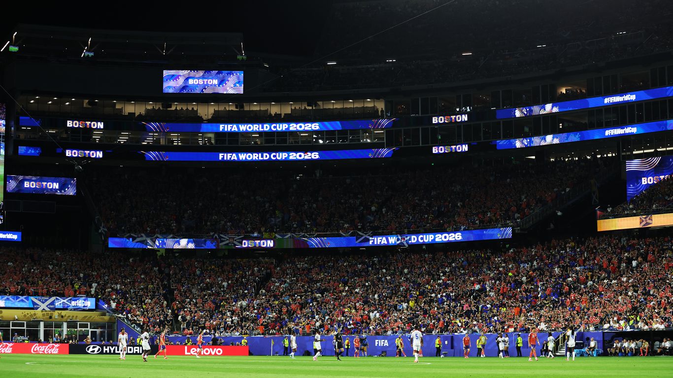 These are the seven World Cup matches at Boston Stadium