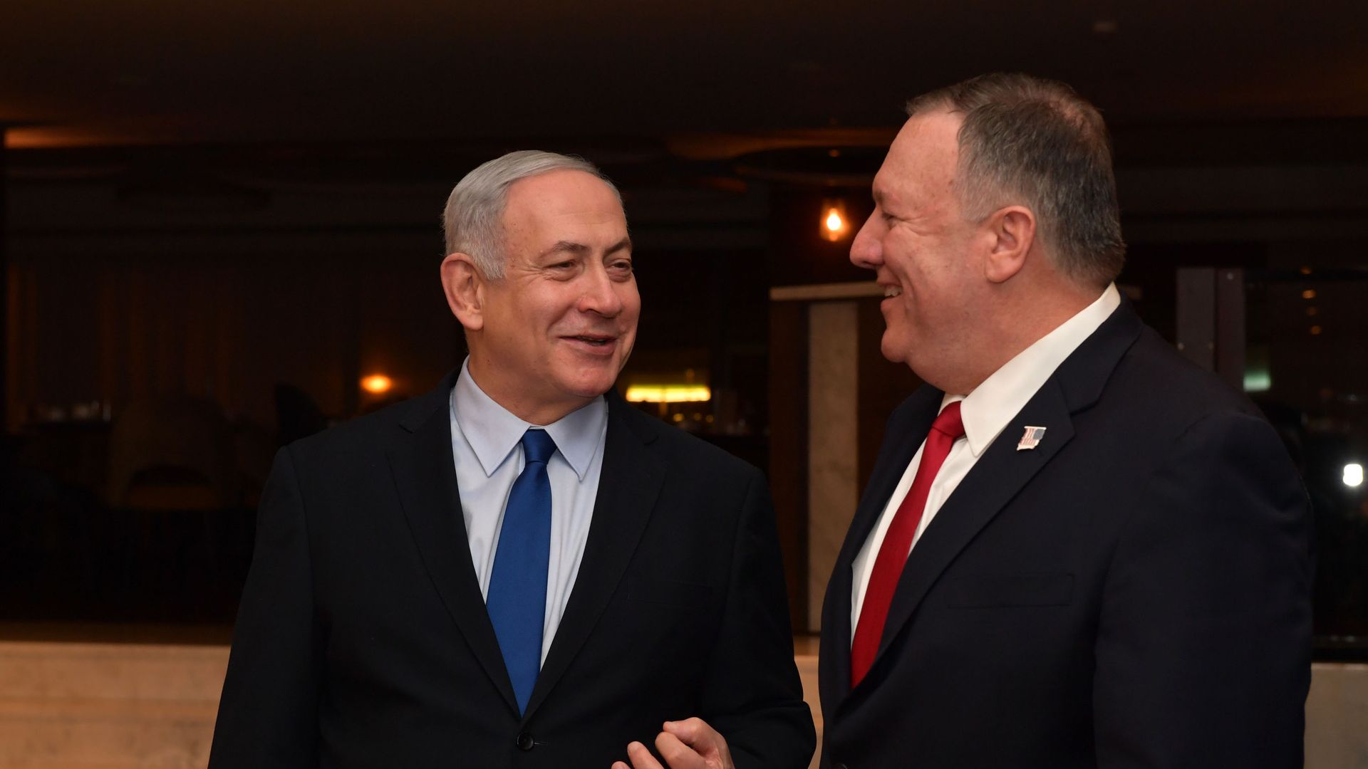 Netanyahu and pompeo