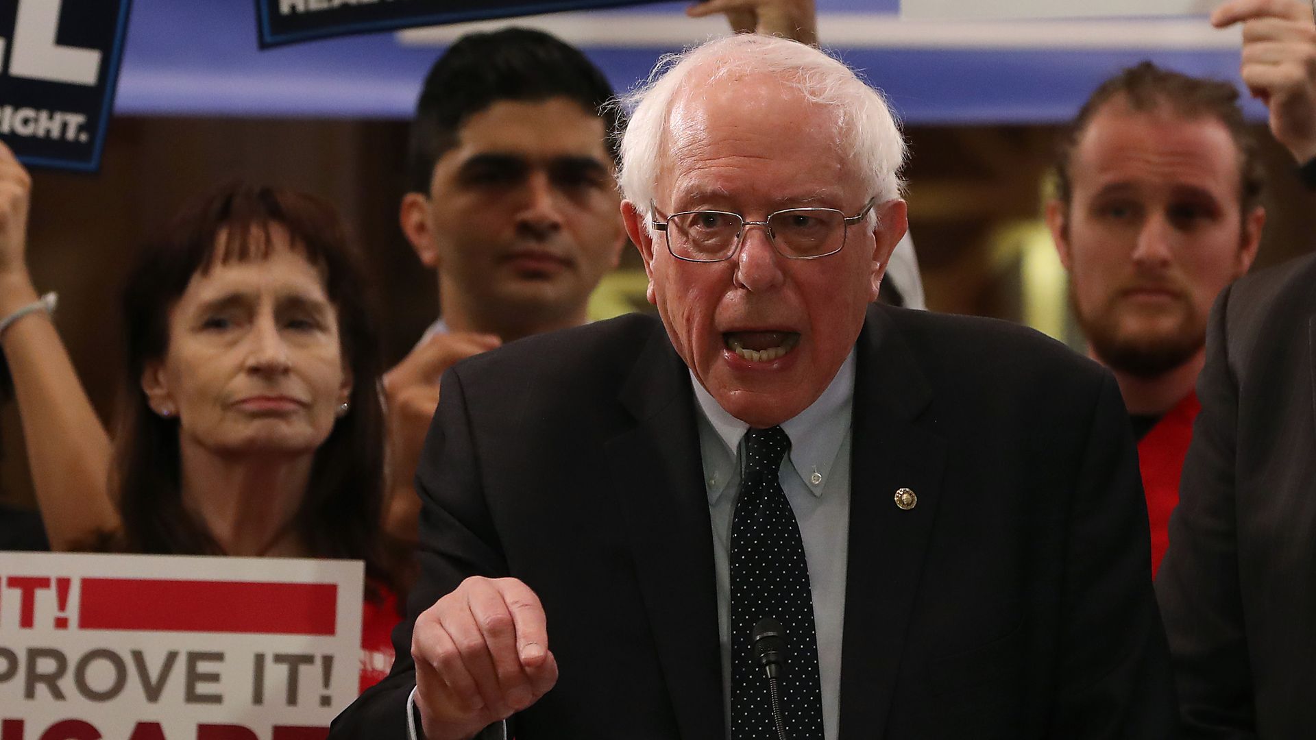 Sen. Bernie Sanders speaking about Medicare