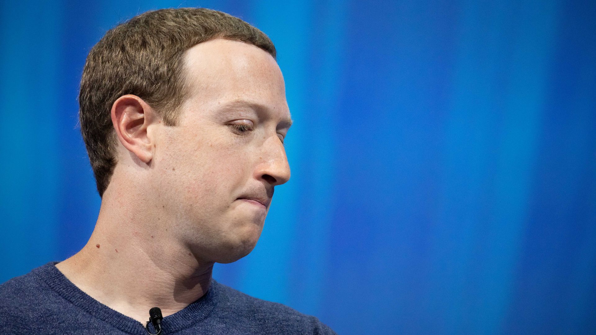 Mark Zuckerberg at a conference