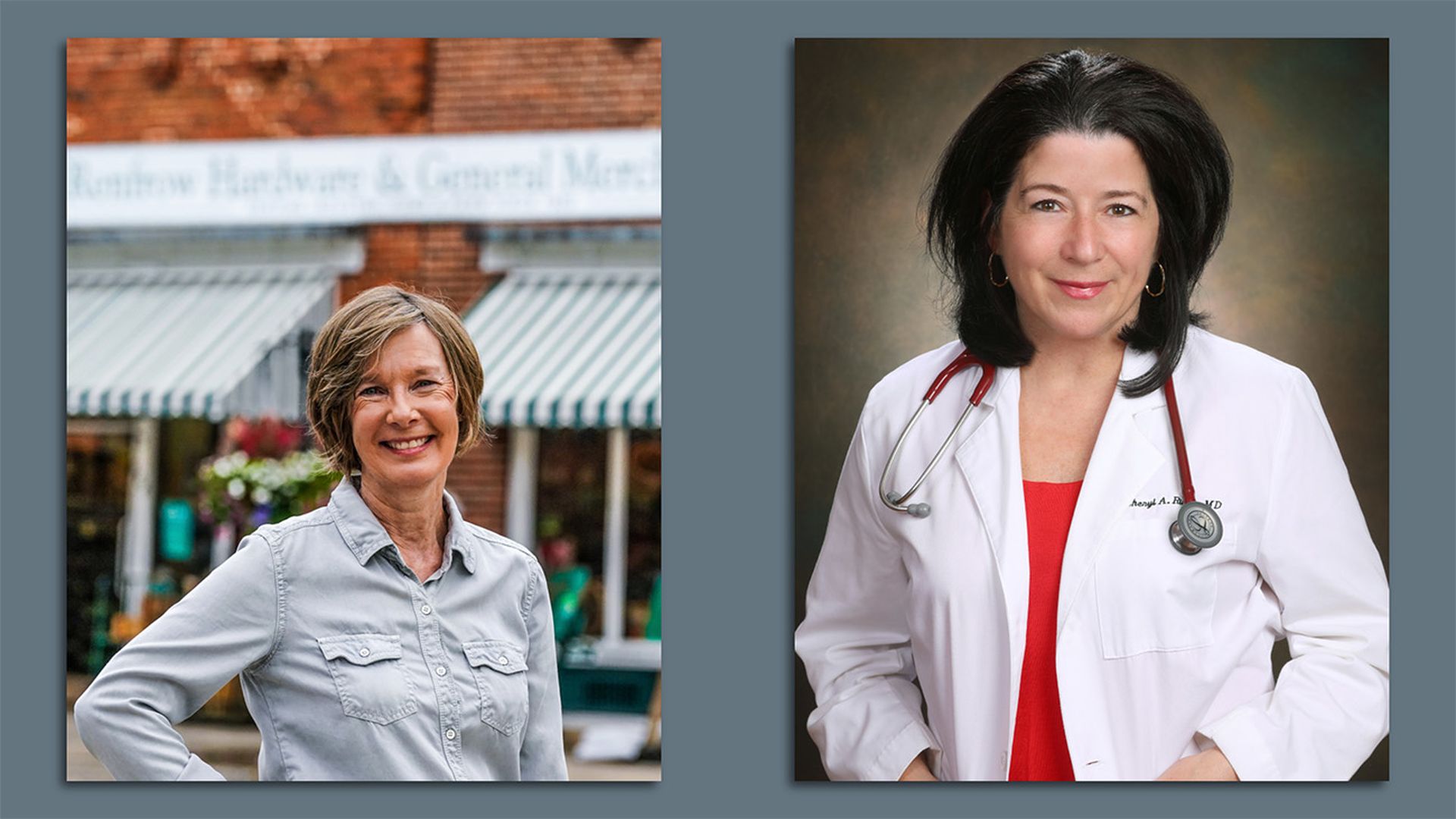 Rachel Hunt (left) and Cheryl Russo (right) are competing for the District 42 state Senate seat. Photos courtesy of candidates