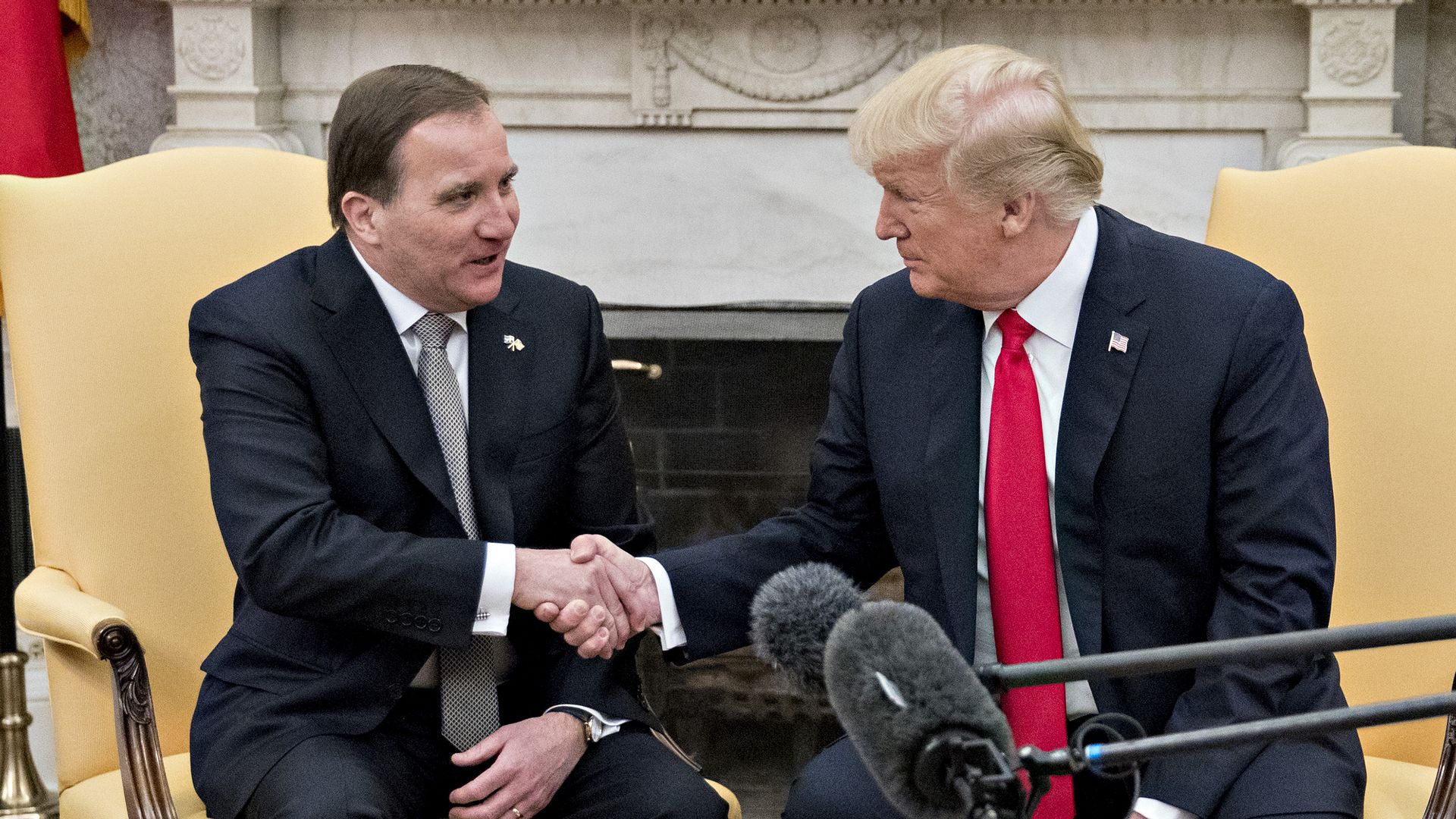 Trump and Swedish PM