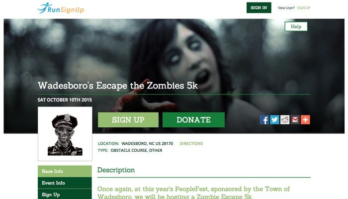 Wadesboro Zombie Escape