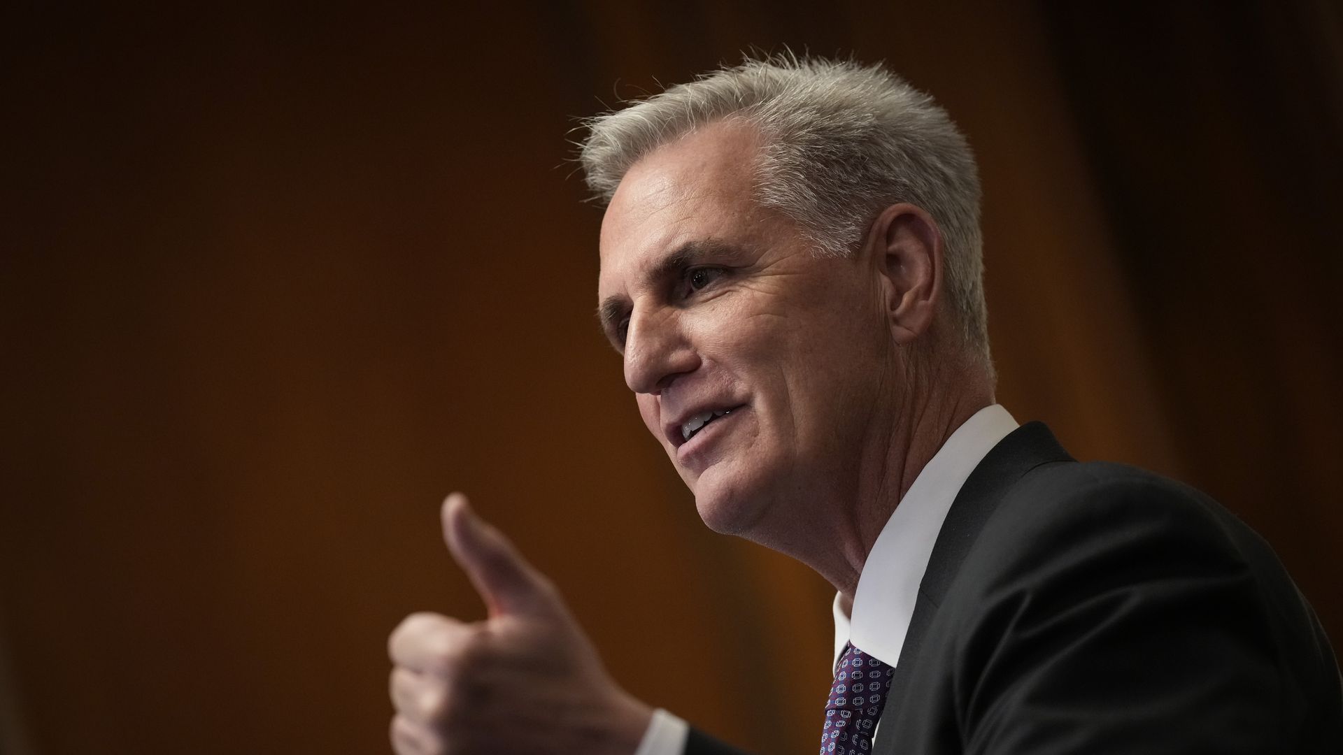 Speaker of the House Kevin McCarthy (R-CA) speaks during a news conference after the House passed H.R. 3746 - Fiscal Responsibility Act of 2023 at the U.S. Capitol May 31.