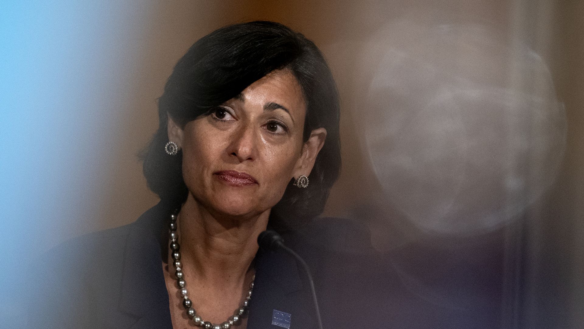 Rochelle Walensky listens during a Senate Health, Education, Labor, and Pensions Committee confirmation hearing in Washington, D.C., U.S., on Tuesday, July 20, 2021.