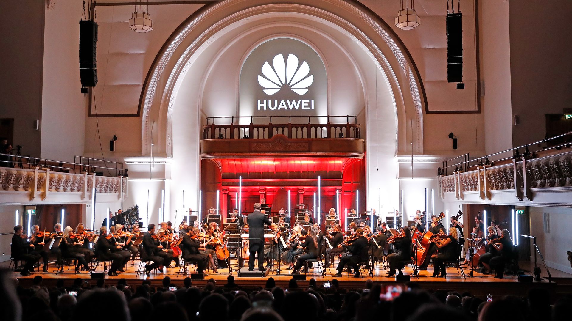 The English Session Orchestra perform the reveal of Huawei, Unfinished Symphony at Cadogan Hall
