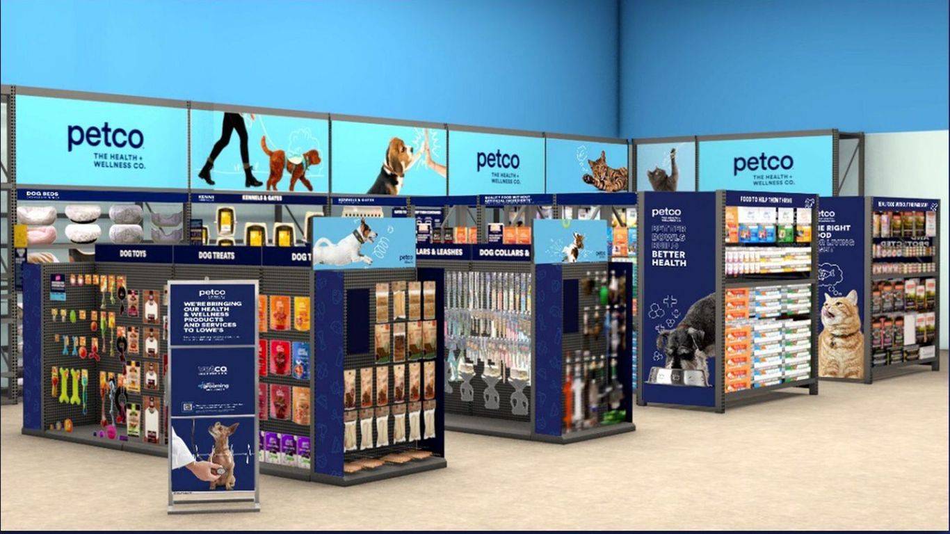 Petco pops up at Lowe’s