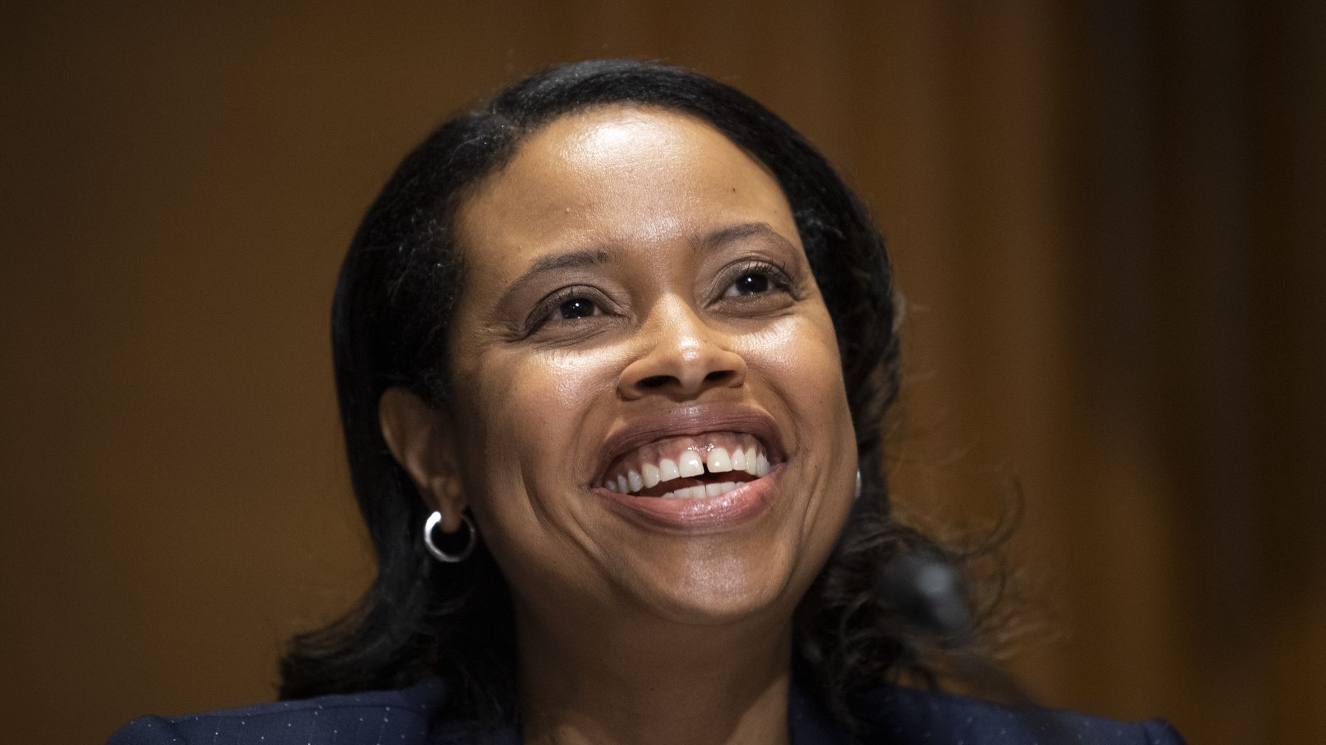 Chiquita Brooks-LaSure testifies before the Senate Finance Committee.