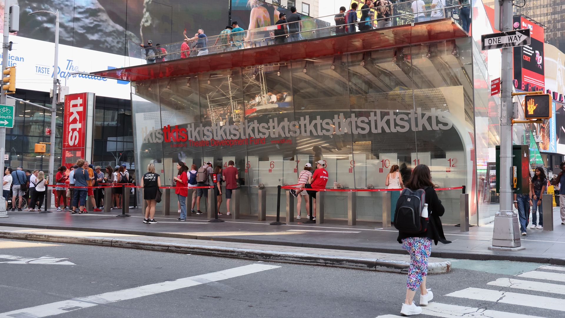 The TKTS booth in New York City