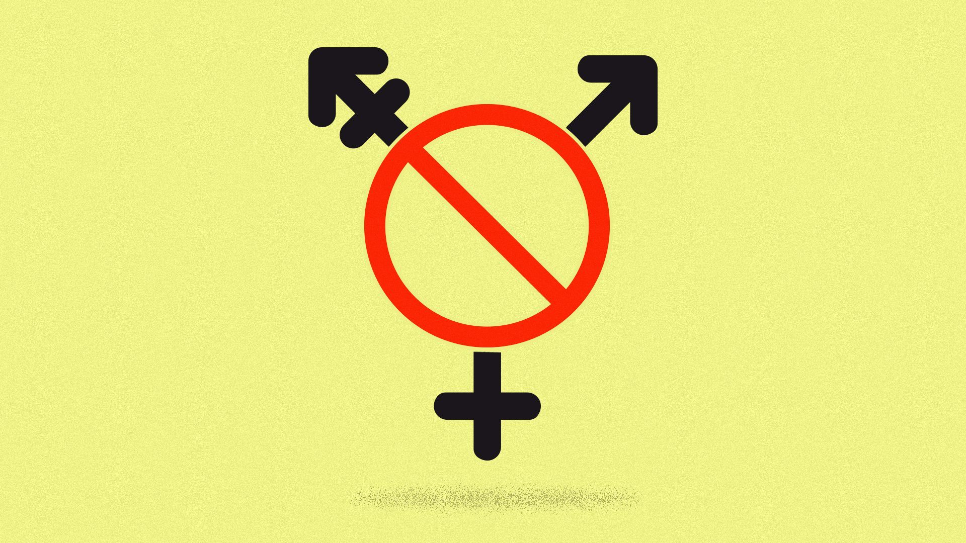 An illustration of a transgender gender sign